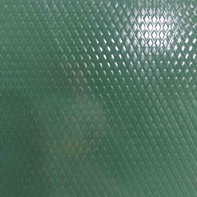 Piastra di colore verde in alluminio in rilievo 0,6 mm * 1250 mm utilizzata nell'industria automobilistica
