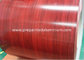 AA3003 3015 H24 Granello di legno temperato Colore rivestito di alluminio bobina PVDF rivestito di alluminio per la produzione