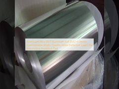 Foglio di alluminio in lega di alluminio 8011 (0,02–0,04 mm, larghezza personalizzabile, strato riflettente su entrambi i lati) per cuscinetto isolante automobilistico