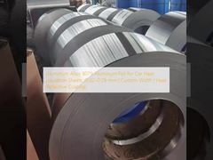 Foglio di alluminio in lega di alluminio 8079 per fogli di isolamento termico per auto (0,02–0,05 mm | Larghezza personalizzata | Rivestimento termoriflettente)