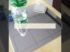 Materiale riflettente in lega di alluminio 1100 (bobina) (0,5 mm | Larghezza personalizzata | Strato di ossido ad alta riflettività)