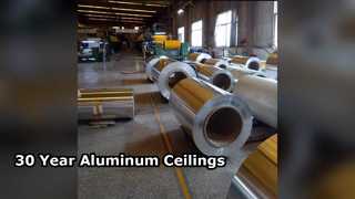 Pannelli per soffitti in alluminio 30 anni durevoli e leggeri