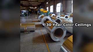 Pannelli per soffitti in alluminio a colori di 30 anni