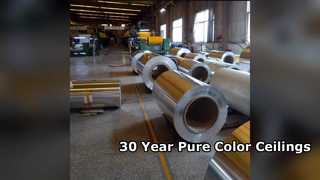 Lastre per controsoffitto in alluminio RAL resistenti