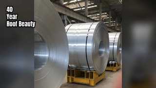 3003 Pannelli del tetto a spirale in alluminio 40 anni di garanzia