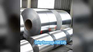 Foglio di alluminio di grado professionale per coperchi di bevande a base di latte