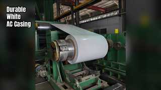 Bobina in alluminio per unità AC Rivestimento bianco durevole