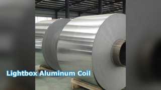 Bobina in alluminio resistente per lightbox