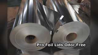 Coperchi per bevande a base di latte Pro in foglio di alluminio 8011