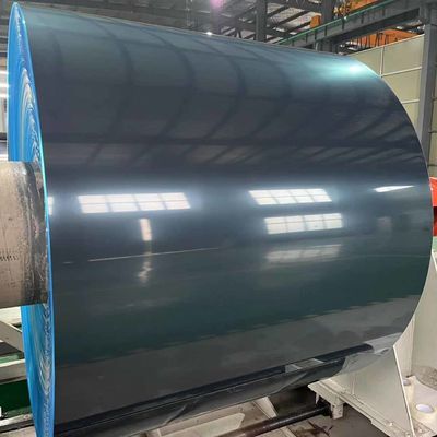 Legatura 3003 Ral 7047 PVDF Foglio di alluminio laccato 0,75 mm x 48' bobina di alluminio pre-dipinta per coperture commerciali in metallo
