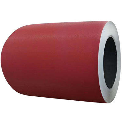 Coil di alluminio rivestito di colore rosso Fogli/piastre/pannelli di alluminio pre-tinti per pareti a tenda