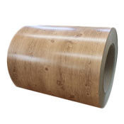 Fogli di alluminio rivestiti con un rivestimento a base di grano di legno, preverniciati per la copertura