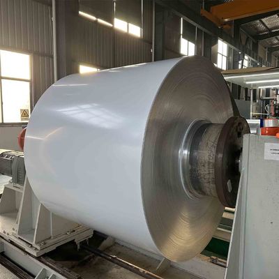 1000 mm di larghezza PE/PVDF lamiera di alluminio rivestita in bianco per la produzione