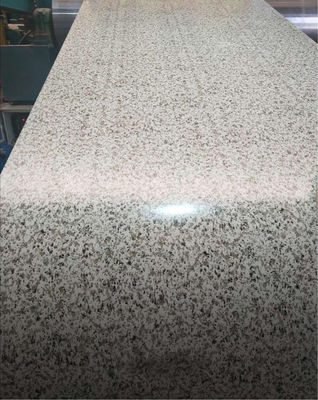 ALUMINIO ALLOY 3105 MARMORE DESIGNATO MODELLO PPAL PE PVDF PINTO COIL ALUMINIO PREPINTO Fogli di alluminio per tetti