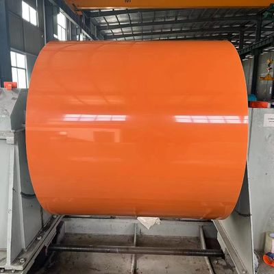 Coil di alluminio rivestito di colore arancione per la produzione