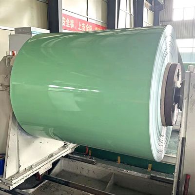 Verde 2,0 mm bobina di alluminio rivestita di colore per pannelli di compartimento del treno