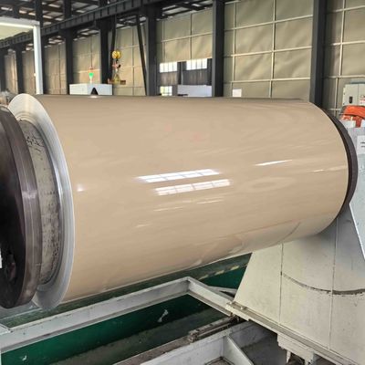 Coil di alluminio rivestito con rulli arancioni in PE leggero e resistente per condotte di ventilazione