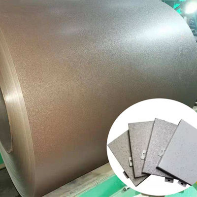 Legatura 3105 H24 0,75 mm Spessore vari Colore Pre-pintato bobina di alluminio Rivestimento a colori foglio di alluminio per rivestimento murario