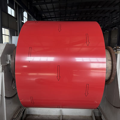 Rivestimento in PE spessore 0,5 mm bobina di alluminio preverniciata utilizzata per la formazione di fogli di copertura
