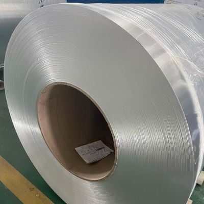 Bobina di alluminio laccata colore trasparente AA3003 H24 0,3 mm Spessore utilizzato per la crosta del condensatore