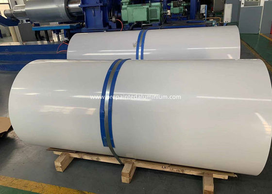 2250mm larghezza lega ultra-larghe 5052 H26 Alto lucente colore bianco rivestito bobina di alluminio utilizzato per la fabbricazione di Van & Truck Box