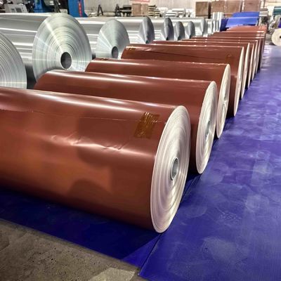 Poliestere a lacca colorata AA8011 O di calibro 0,08-0,11 mm utilizzato per strutture isolanti edilizie
