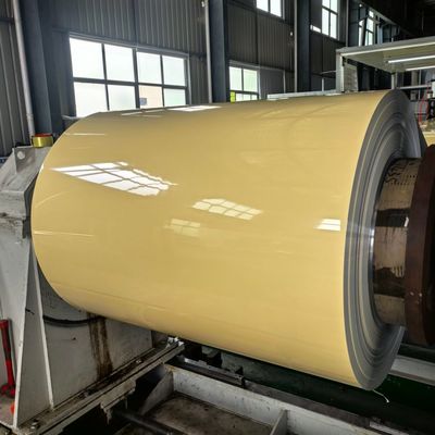 Poliester nero satinato vernice rivestita bobina di alluminio utilizzato in rivestimenti di copertura in alluminio e grondaie