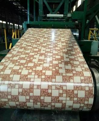 Legatura 3105 Marmo Disegnato Modello Rivestimento di Aluminio bobina 24Ga X 48Inch Pre-dipinto foglio di alluminio per le facciate degli edifici