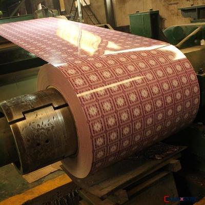 Bobina in alluminio verniciato con motivo marmorizzato in lega 3003, 24Ga X 48 pollici, lamiera di alluminio preverniciata per facciate di edifici