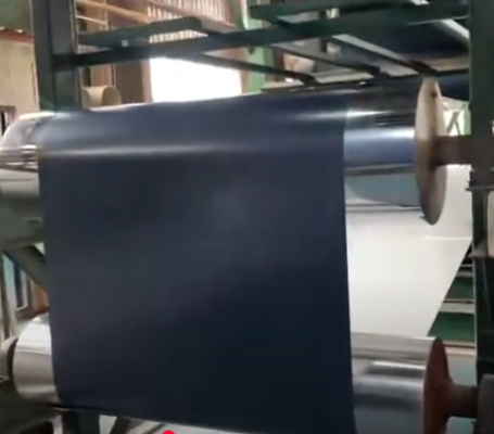 Produzione di pannelli compositi in alluminio con rivestimento colorato in lega 1060 H24 per decorazione edilizia, 0,28 X 914mm, Ral 9016