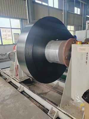 Lega 3105 colore nero 0,65 mm di spessore 350 mm largo e bobina di alluminio prepinto per la produzione di grondaia