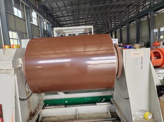 In lega 3003 foglio di alluminio laccato PVDF 0,96 mm di spessore x 48 '"bobina di alluminio pre-piombo di larghezza per copertura commerciale in metallo