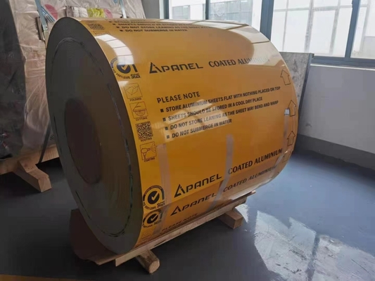 AA5052 H38 1.5MM bobina di alluminio preverniciata per applicazioni di transito ferroviario