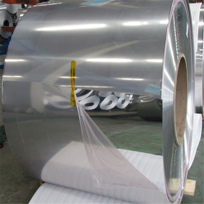 Bobina di alluminio anodizzato a specchio 1085 H18, spessore 0,6 mm, 95% riflettività per collettori solari