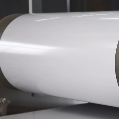 0.7mm Thick 5052 H26 High-Gloss PE RAL9010 Aluminum Coil (2630mm Wide) Used in Truck Body Panel Making