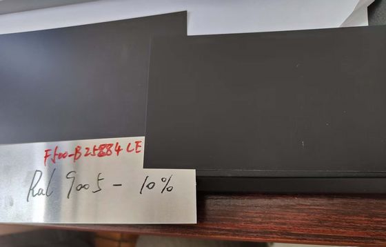 Bobina di alluminio preverniciata spessa di colore opaco Ral 9005 PVDF della lega di alluminio 3105 2.00mm per il pannello della facciata delle facciate continue