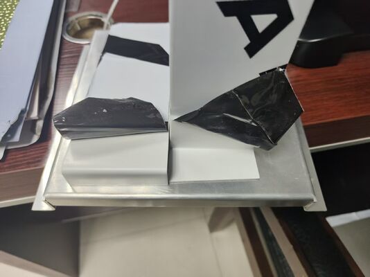 Bobina di alluminio preverniciata di colore grigio opaco Ral 7046 di spessore 0,05" di spessore 49 pollici di larghezza in lega 3105 PPG Kynar PVDF per la produzione di lastre di copertura in alluminio