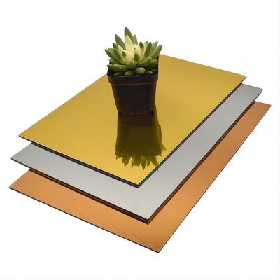 Lastra di alluminio a finitura lucida tipo specchio, spessore da 0,2 mm a 3,0 mm, per segnaletica e pubblicità