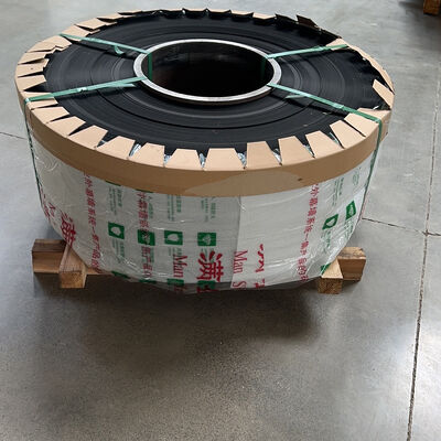 AA3003 H24 Carta di alluminio rivestita di colore nero e alto lucido Carta di alluminio rivestita di poliestere per materiale di scarico