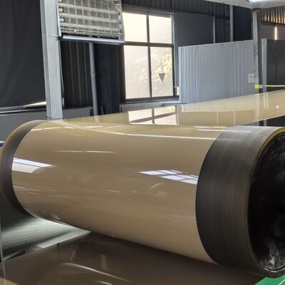 Legatura 3105 bobina di alluminio preverniciata con rivestimento PPG Kynar PVDF in grigio opaco RAL 7046 per lamiere da copertura