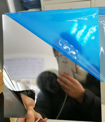 Lastra di alluminio lega 1085 spessore 0,40 mm finitura a specchio colore oro utilizzata per pannelli di decorazione domestica