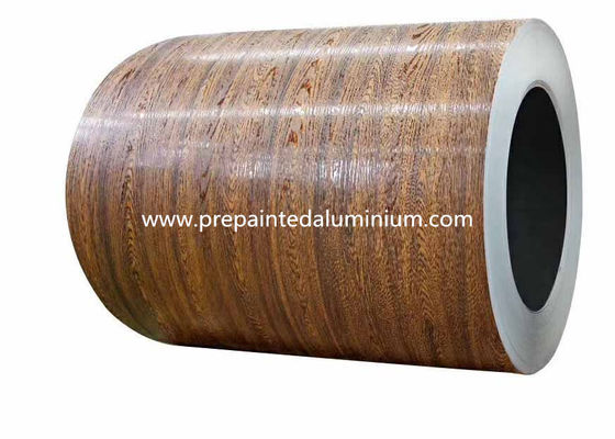 Bobina di alluminio pre dipinta di legno del modello 0.2mm nel pannello di parete