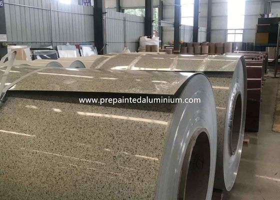 AA3105 PVDF di marmo bobina di alluminio preverniciata da 0,6 mm utilizzata nell'edilizia